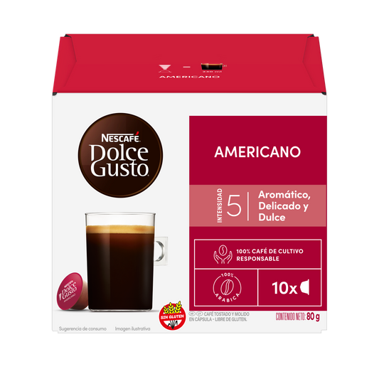 Dolce Gusto Americano 10 Cápsulas