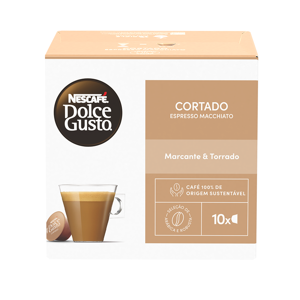 Dolce Gusto Cortado Espresso Macchiato 10 cápsulas