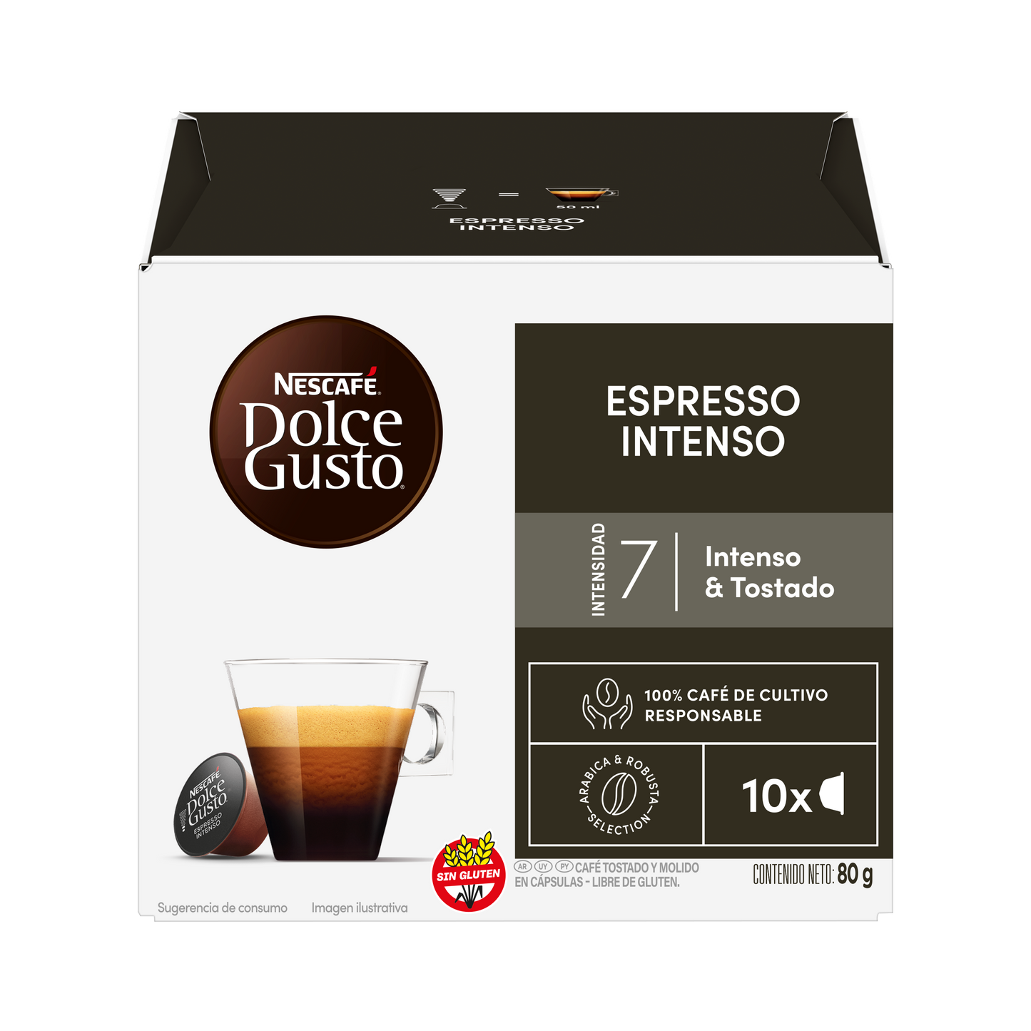 Dolce Gusto Espresso intenso 10 cápsulas