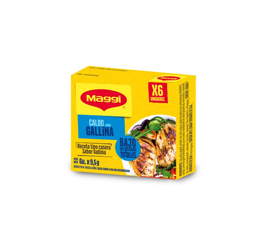 MAGGI caldo de gallina x6