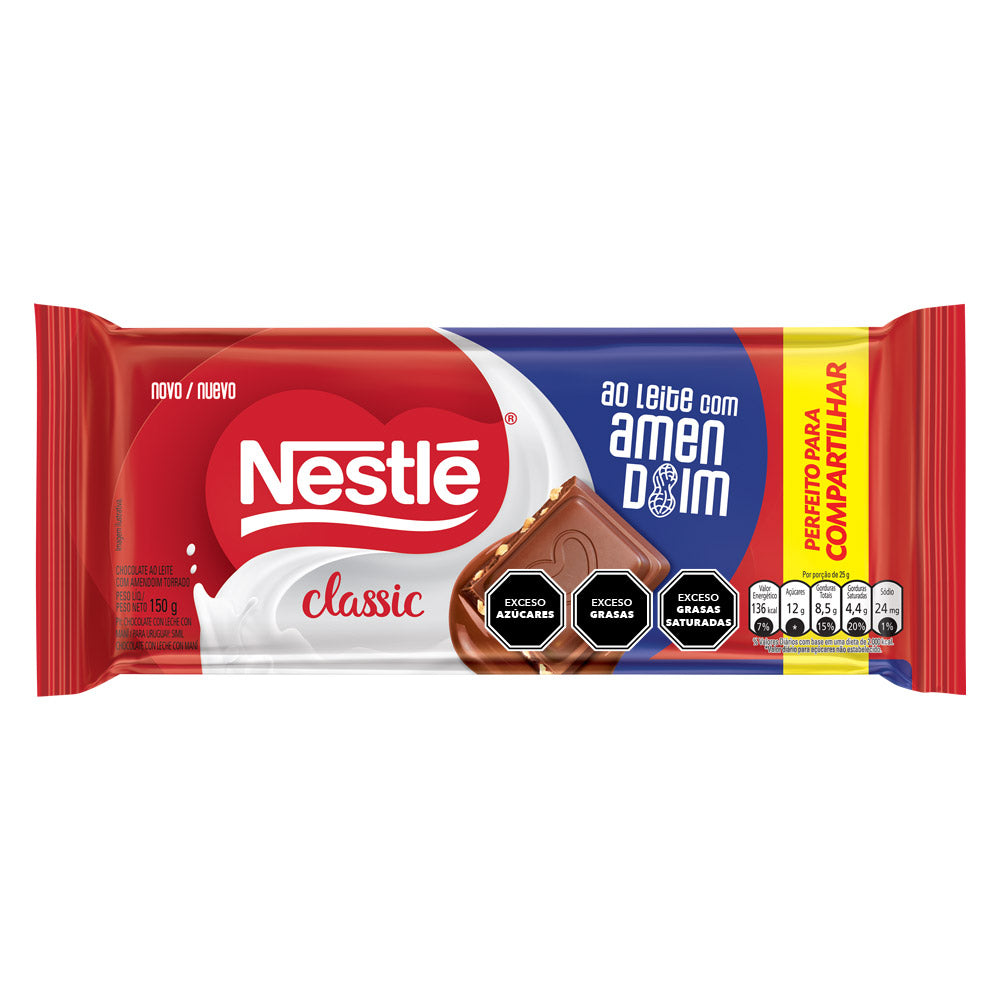 CLASSIC Chocolate con Leche con Maní 150gr