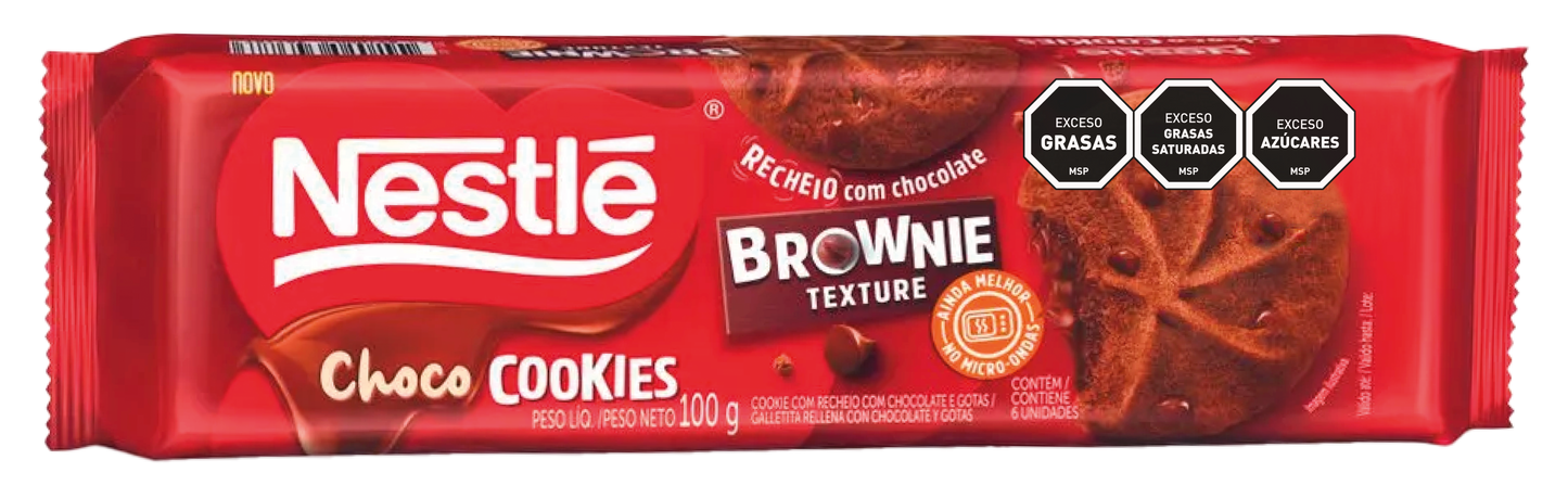 NESTLE CHOCO COOKIES BROWNIE RELLENA CHOCOLATE 100g