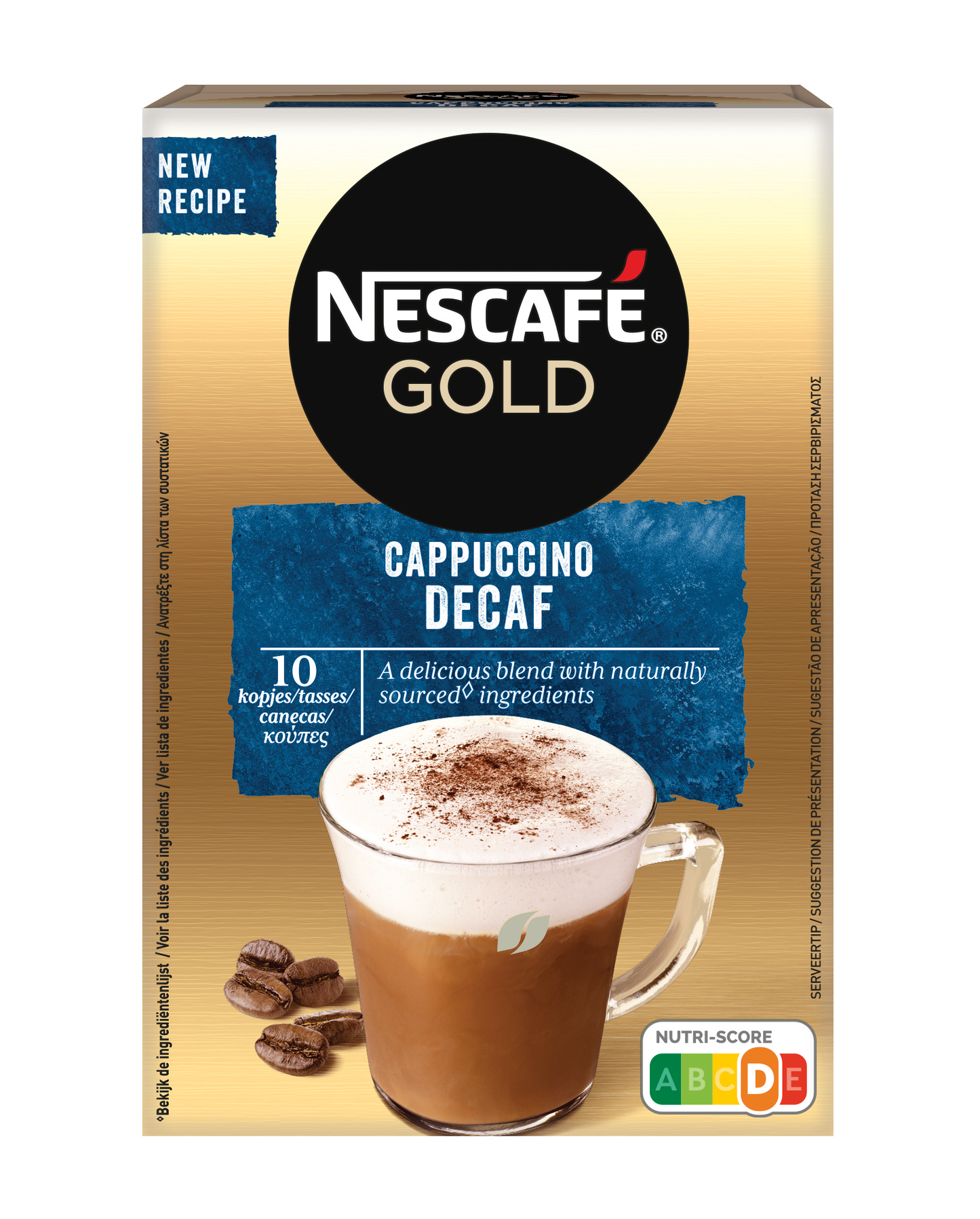 NESCAFÉ Cappuccino Descafeinado - 10 sobres