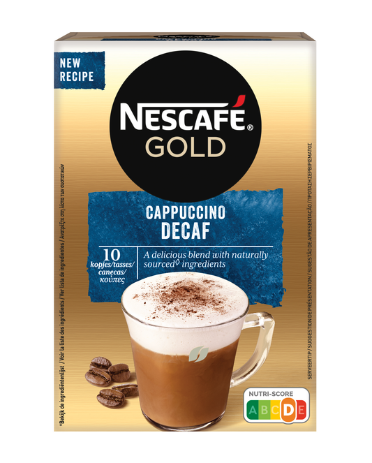 NESCAFÉ Cappuccino Descafeinado - 10 sobres