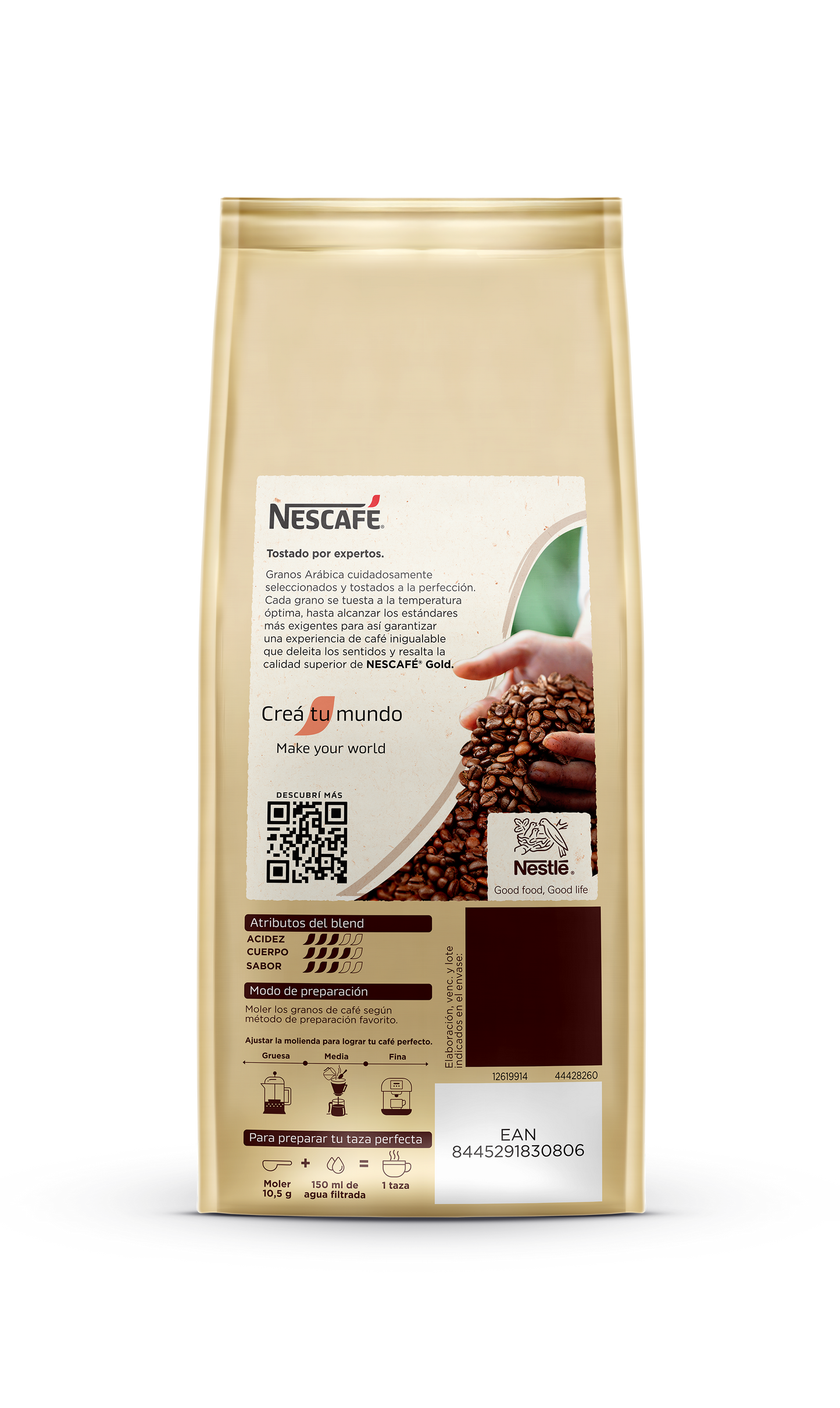 NESCAFE GOLD Café en grano12x250g UY