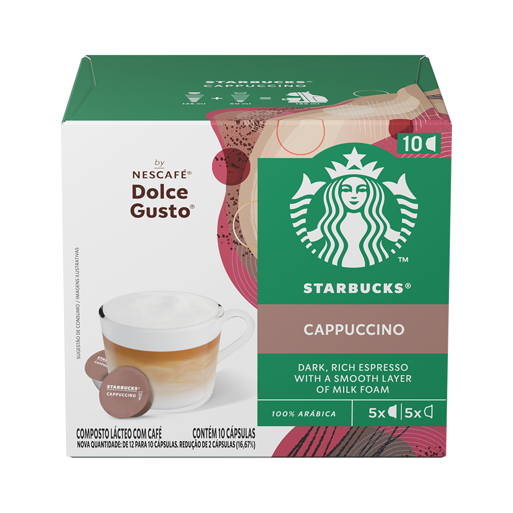SBUX CAPPUCCINO Wht 10Caps 6x100g