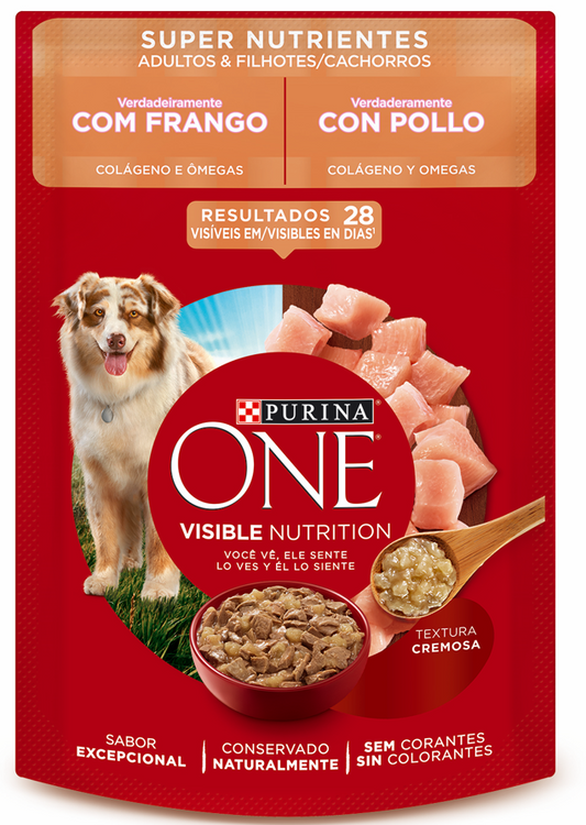 Purina ONE Perros Super Nutr AdtYCche 85gr