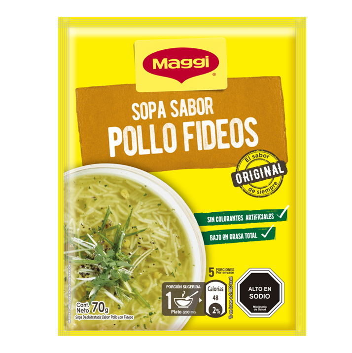 2x1 MAGGI Sopa Clara Pollo/Fideos Sobre