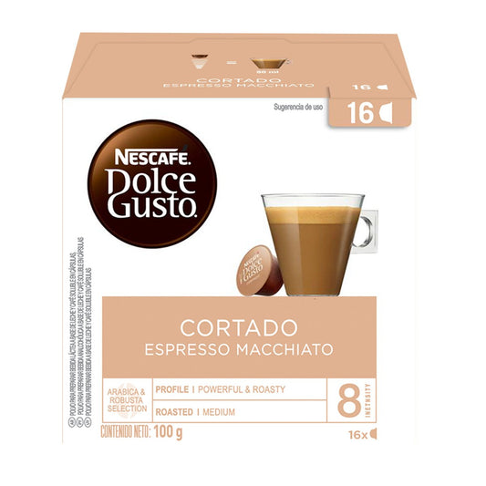 Dolce Gusto Cortado Espresso Macchiato 16 cápsulas